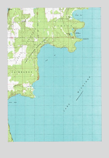 Devils Corner, MI USGS Topographic Map