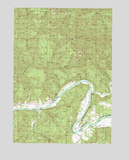 Devils Graveyard, OR USGS Topographic Map