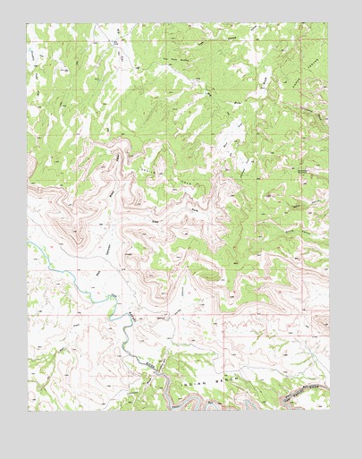 Devils Hole, UT USGS Topographic Map
