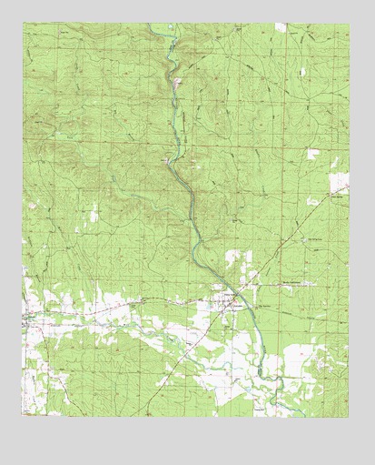 Antoine, AR USGS Topographic Map