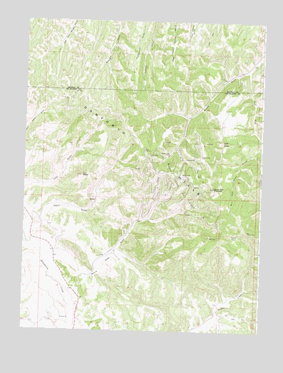 Devils Hole Gulch, CO USGS Topographic Map