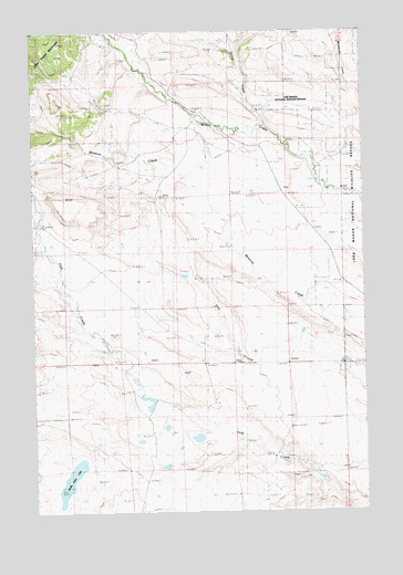 Devils Hole Lake, MT USGS Topographic Map