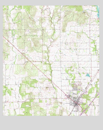 Devine, TX USGS Topographic Map
