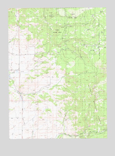 Dewey Gulch, CA USGS Topographic Map