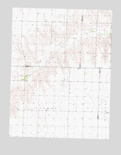 Dewey Ranch SW, KS USGS Topographic Map