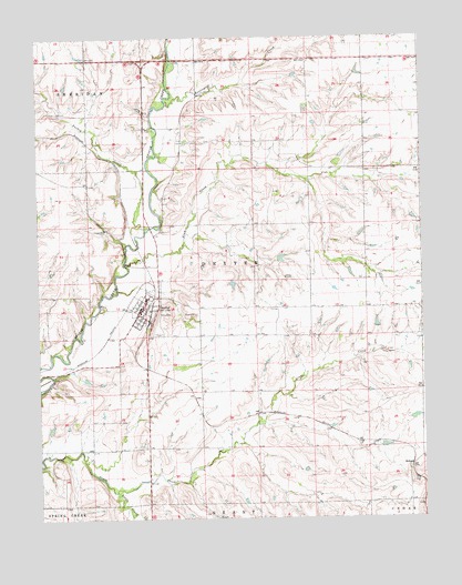 Dexter, KS USGS Topographic Map