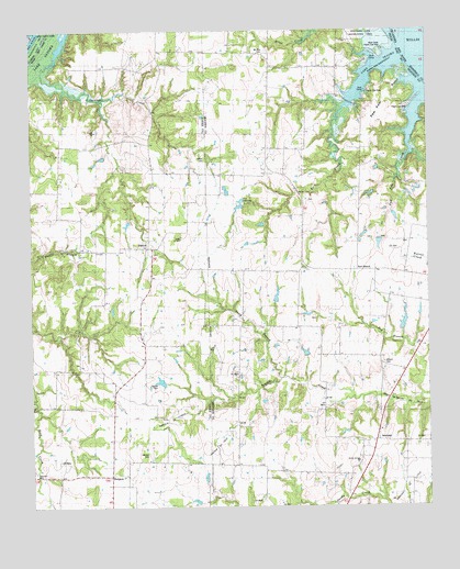 Dexter, TX USGS Topographic Map