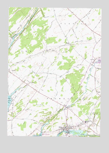 Dexter, NY USGS Topographic Map