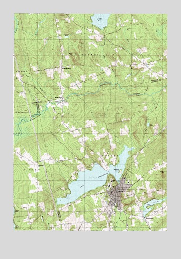 Dexter, ME USGS Topographic Map