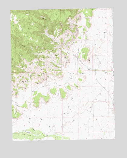 Antone Canyon, UT USGS Topographic Map