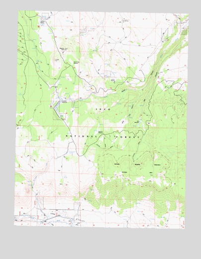 Dexter Canyon, CA USGS Topographic Map