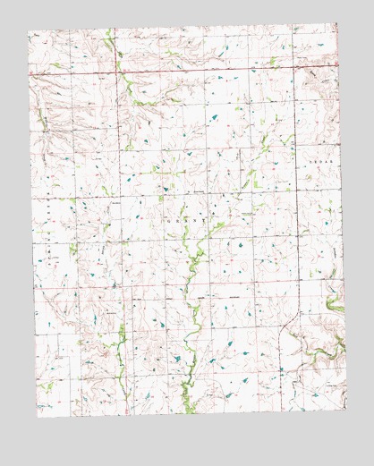 Dexter SW, KS USGS Topographic Map