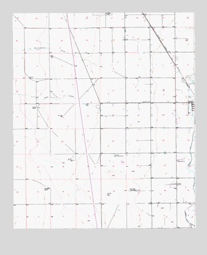 Dexter West, NM USGS Topographic Map