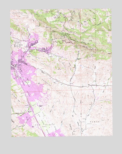 Diablo, CA USGS Topographic Map