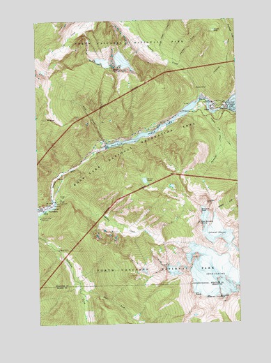 Diablo Dam, WA USGS Topographic Map