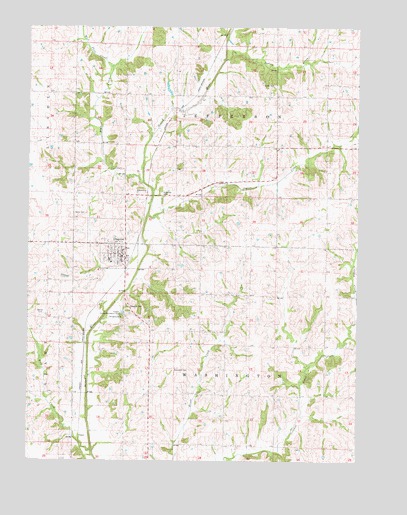 Diagonal, IA USGS Topographic Map