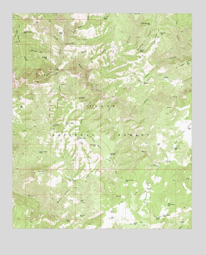 Diamond Butte, AZ USGS Topographic Map