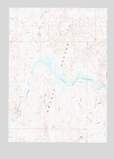 Diamond Butte, OR USGS Topographic Map