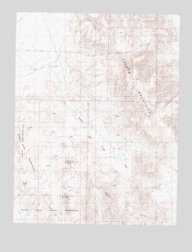 Diamond Field Jack Wash, NV USGS Topographic Map