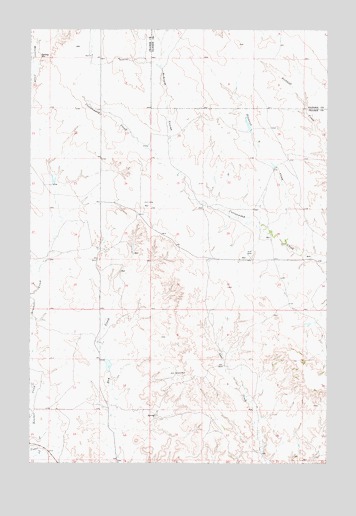 Diamond G Creek, MT USGS Topographic Map