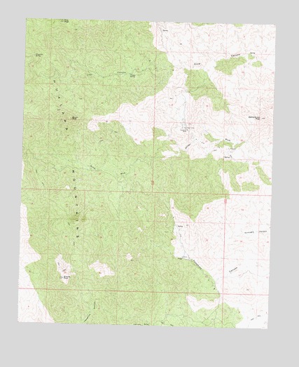 Diamond Joe Peak, AZ USGS Topographic Map