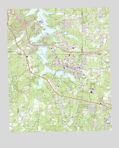 Acworth, GA USGS Topographic Map