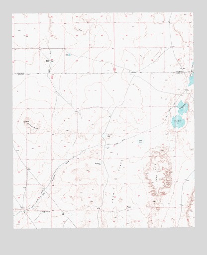Diamond Mound, NM USGS Topographic Map