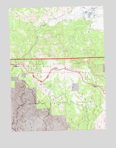 Diamond Mountain, CA USGS Topographic Map