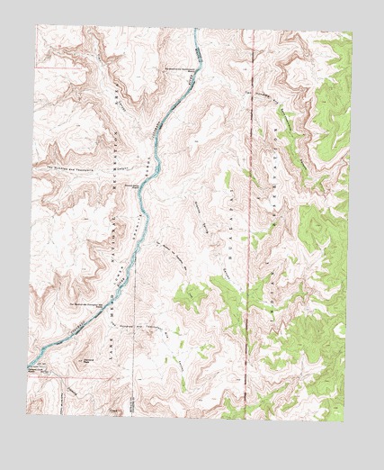 Diamond Peak, AZ USGS Topographic Map