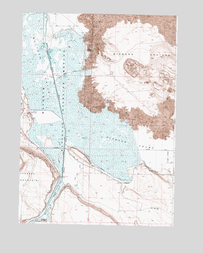 Diamond Swamp, OR USGS Topographic Map