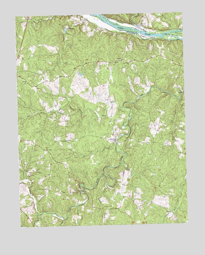 Diana Mills, VA USGS Topographic Map