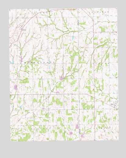 Dibble, OK USGS Topographic Map