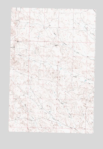 Dice Dam, MT USGS Topographic Map