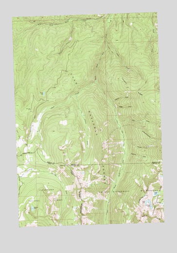Dick Creek, MT USGS Topographic Map