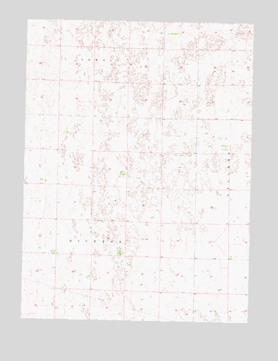 Dickens NW, NE USGS Topographic Map