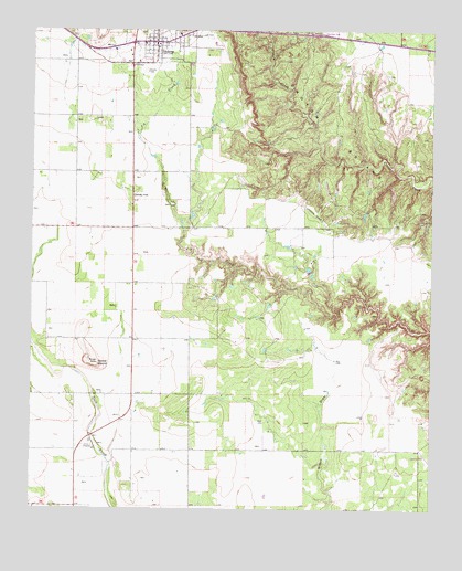 Dickens South, TX USGS Topographic Map
