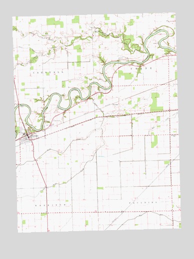 Antwerp, OH USGS Topographic Map