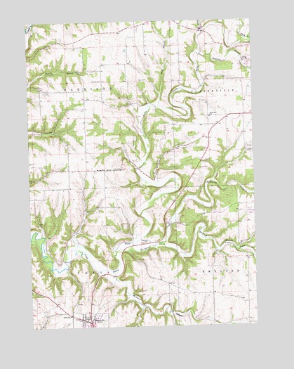 Dickeyville, WI USGS Topographic Map