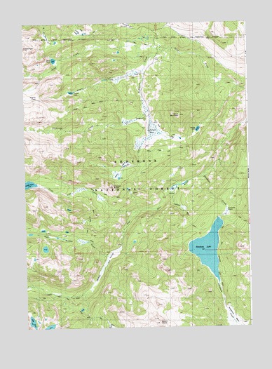 Dickinson Park, WY USGS Topographic Map