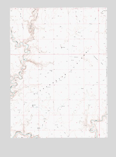 Dickshooter Ridge, ID USGS Topographic Map