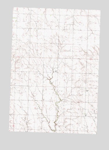 Diermier Ranch, SD USGS Topographic Map