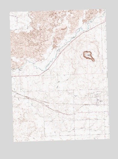 Dietrich, ID USGS Topographic Map
