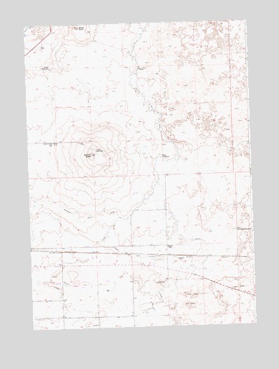Dietrich Butte, ID USGS Topographic Map