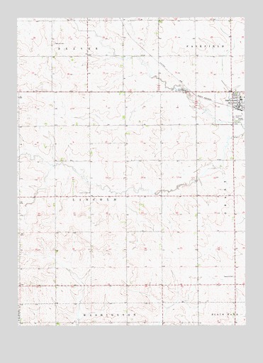 Dike, IA USGS Topographic Map