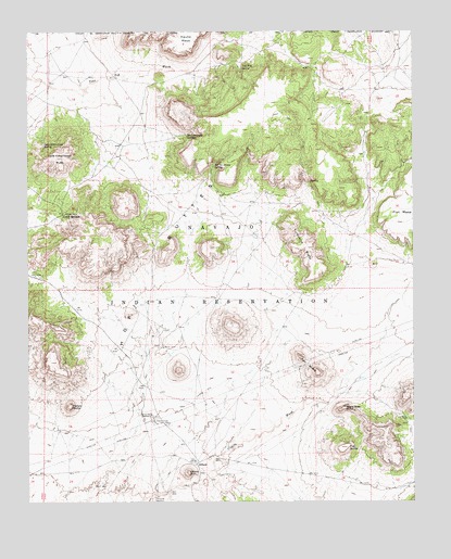 Dilkon, AZ USGS Topographic Map