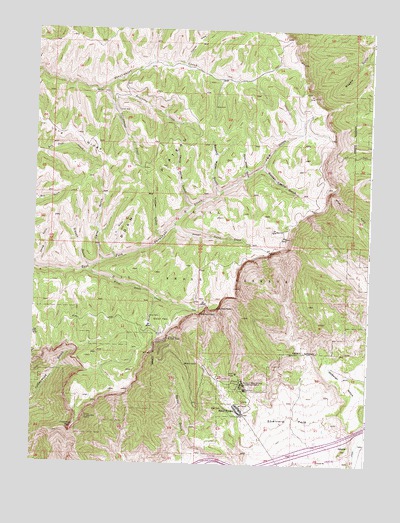 Anvil Points, CO USGS Topographic Map