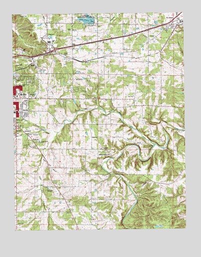 Dillon, MO USGS Topographic Map