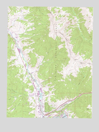 Dillon, CO USGS Topographic Map