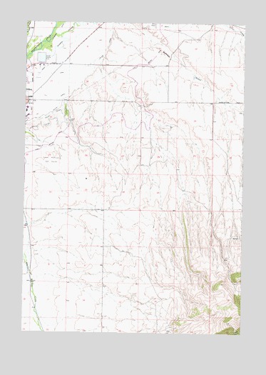 Dillon East, MT USGS Topographic Map