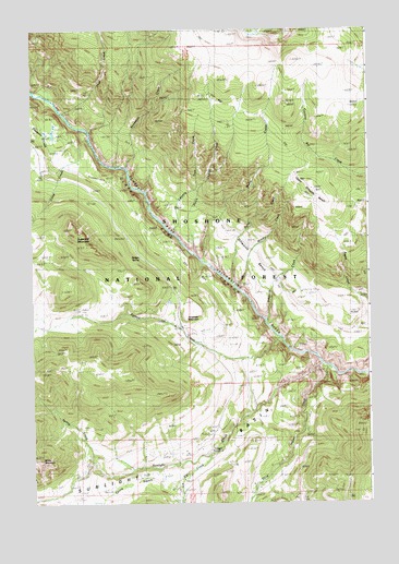 Dillworth Bench, WY USGS Topographic Map